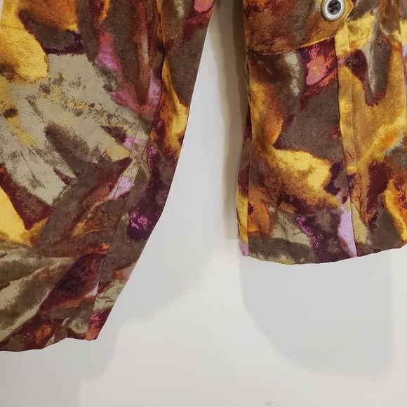 Christopher and banks Womens Multicolor 4 Pockets  jacket size M - Picture 11 of 12